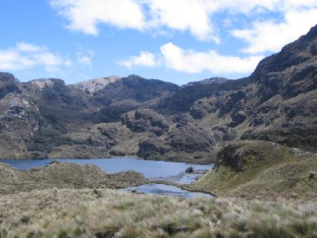 Die Seenlandschaft von Cajas.