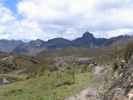 Die Seenlandschaft von Cajas.
