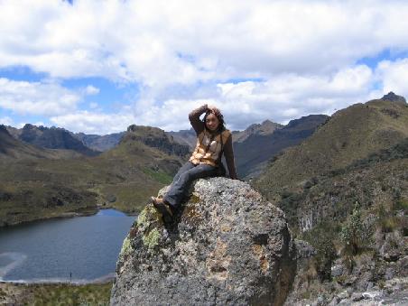 Die Seenlandschaft von Cajas.
Patitia.