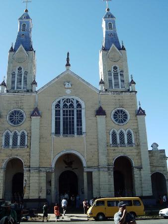 Die Kirche von Castro.
Komplett aus Holz