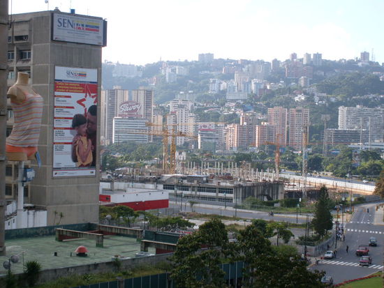Caracas. Blick vom Hotelzimmer.