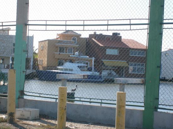 La Lecheria. Boot vorm Haus. Auch nicht schlecht.