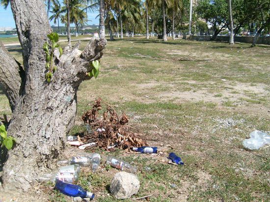 Noch einmal am Paseo Colon.
