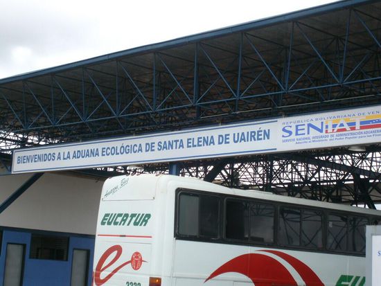 Die Grenze nach Brasilien