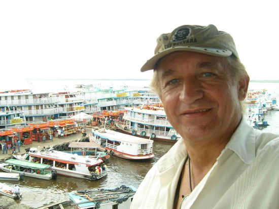 Im Hafen von Manaus am Rio Negro.