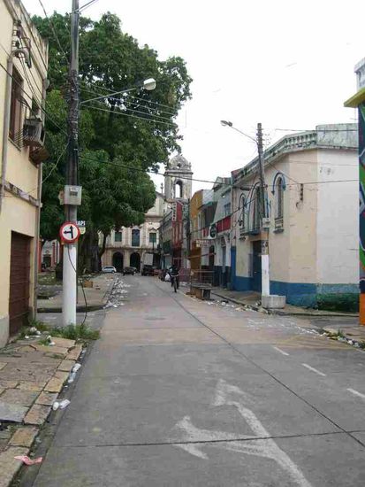 Zentrum des Stadtteils Velha.