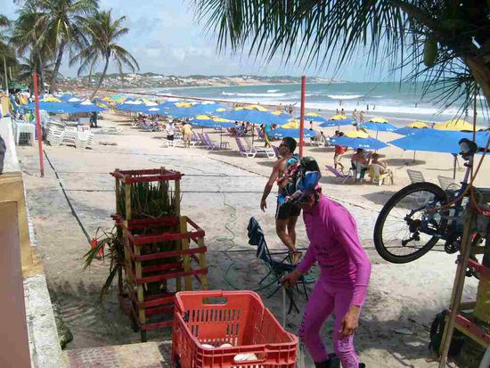 Der Strand von Ponta Negra
