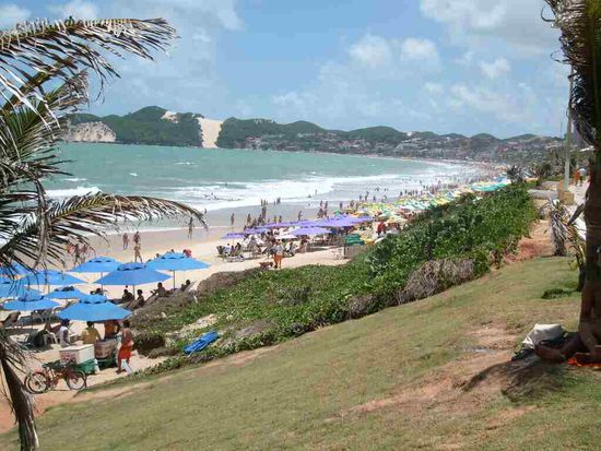 Der Strand von Ponta Negra