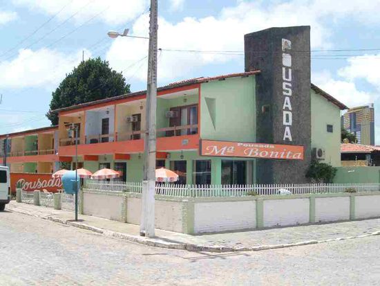 Mein Hotel. 5 Minuten bis zum Strand.