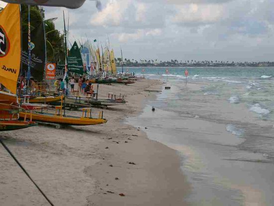 Der Strand von Porto de Galinhas.