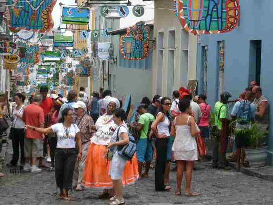 Die Altstadt von Salvador.