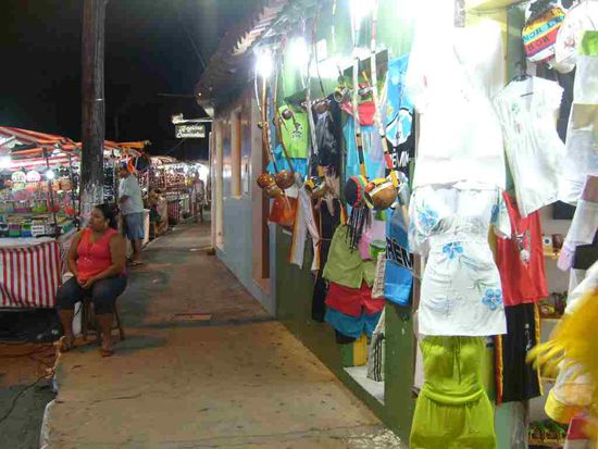 Porto Seguro. Die Touristenmeile.