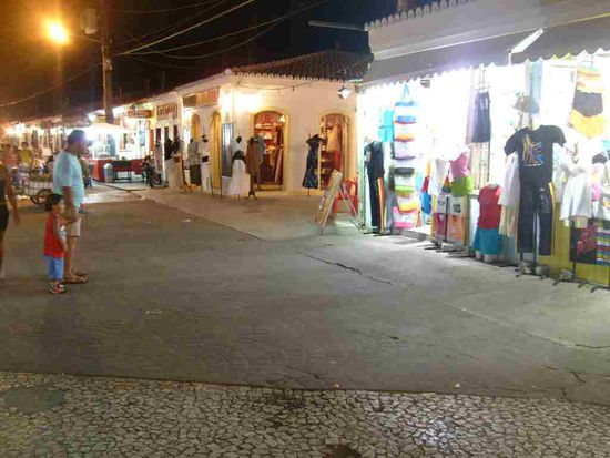 Porto Seguro. Die Touristenmeile.