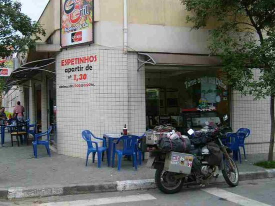 Das Restaurant wo mich Alfredo abgeholt hatte.