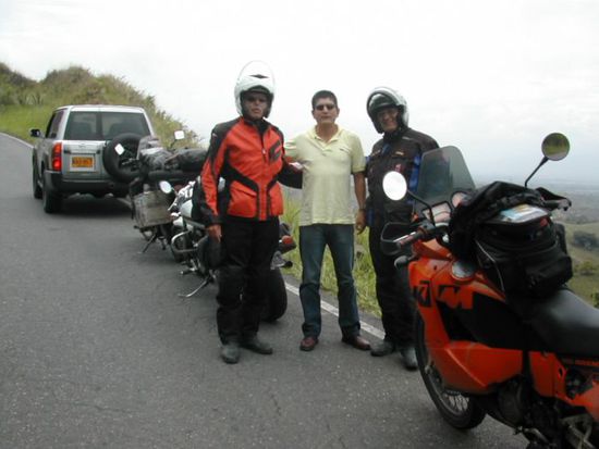 David, Oscar und ich.