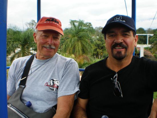 David und Rafael.
National Kaffeepark.
