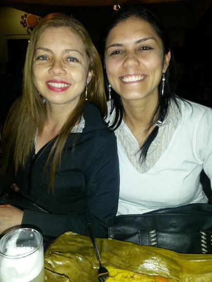 v. l.n.r. Alba und Diana.