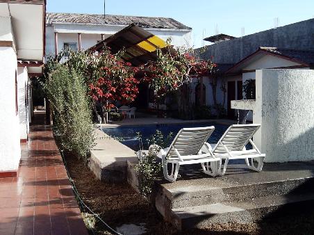 Mein Hotel in Vallenar.
Der Innenhof.