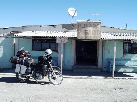 Mittagspause nach 330 km
auf der Routa 5.