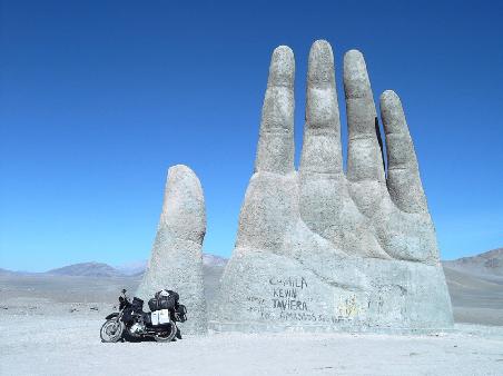 Mitten in der Atacama.