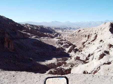 Auf dem Weg nach San Pedro de Atacames ueber Calama. Kurz vor S.P.d.A.