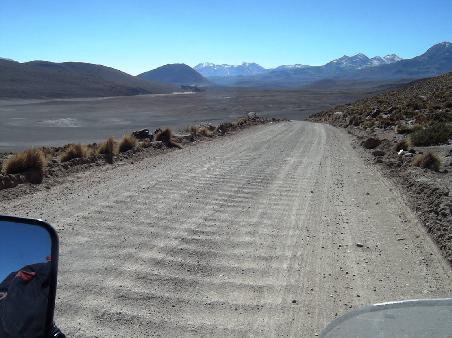 Auf dem Weg zu dem Geysir El Tatio.