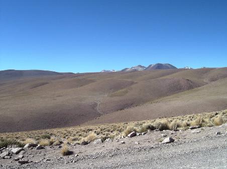 Der Rueckweg vom El Tatio nach Calama.