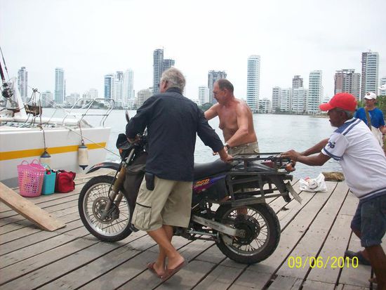 So ging es auf das Schiff.