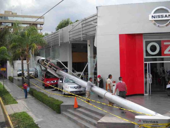 Guadalajara. In der Nacht war es etwas windig.