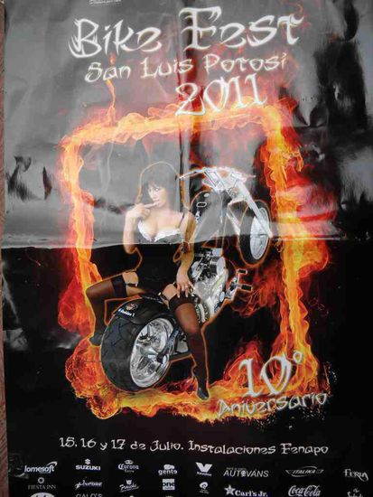 Bikertreff in San Luis Potosi.