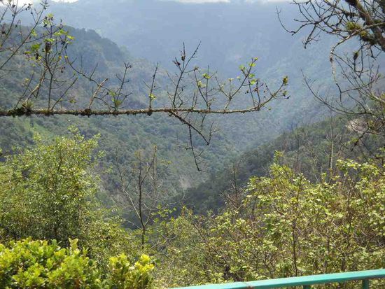 Die Sclucht bei  Zacatlan.