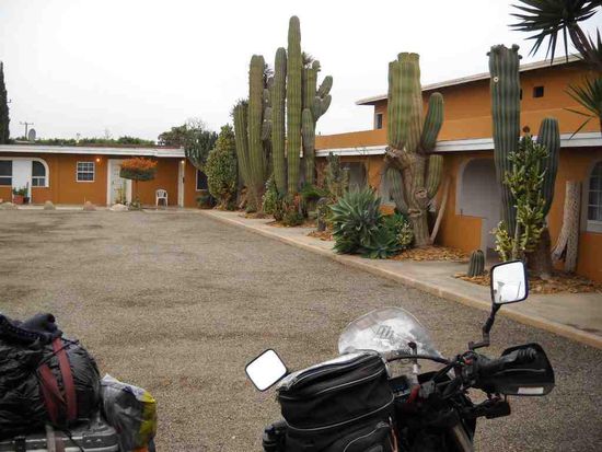 Hotel in San Quintin.