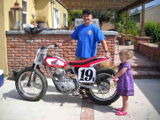 Ron und Tochter Abby.