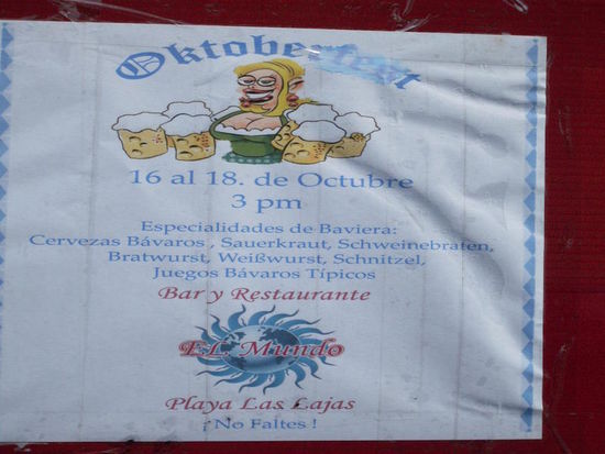 Oktoberfest am Strand von Lajas.