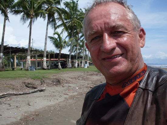 El Loco am Strand von Lajas.