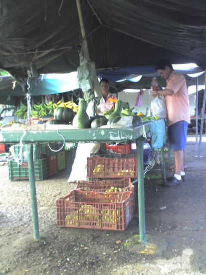 Ferria de Agricultores. Obst und Gemüsemarkt.