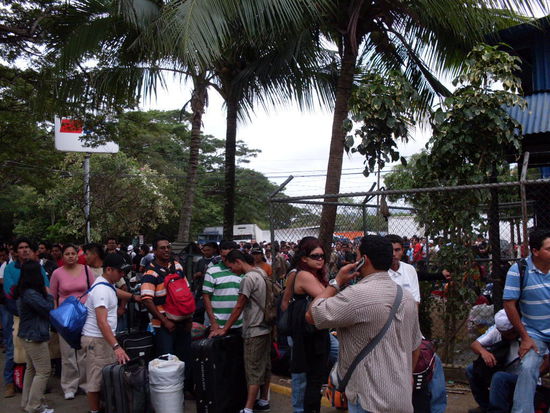 Grenzübergang zu den Nicas.