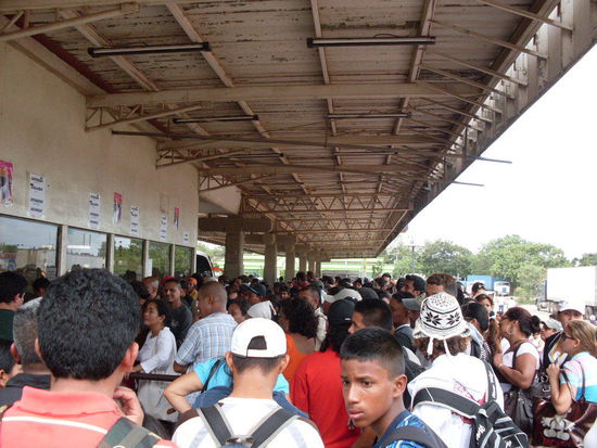 Grenzübergang Nicaragua.