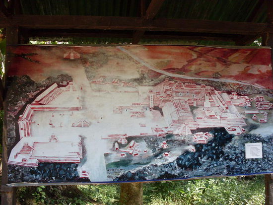 Die Ruinen von Copan.