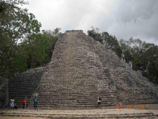 Eine der wenigen Pyramiden die man ersteigen darf.