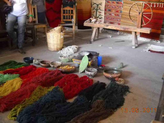 Wird alles mit Pflanzensaft gefärbt.