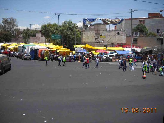 Auf der Strasse in Mexiko DC.