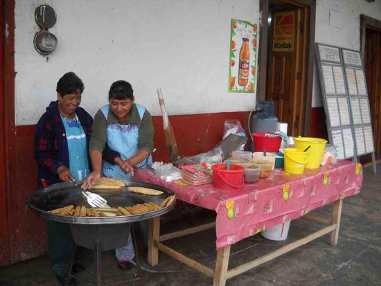 Frühstück in Erongaricuaro