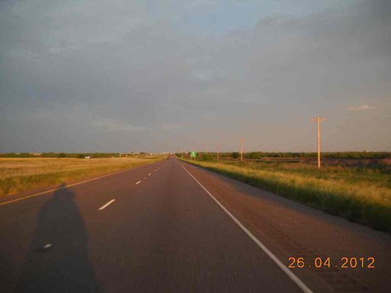 Fahren nach Osten bis einen der Schatten einholt.