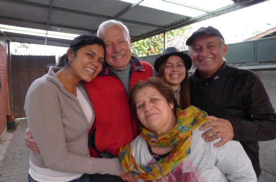 Diana, David, Miriam, Alba und ich.