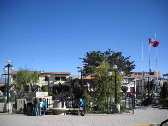 Die "Plaza de Arma" in Puquio.