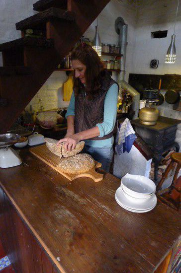 Selbst gebackenes Brot.
