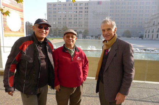 Der Autor, Fermin und Gabriel.