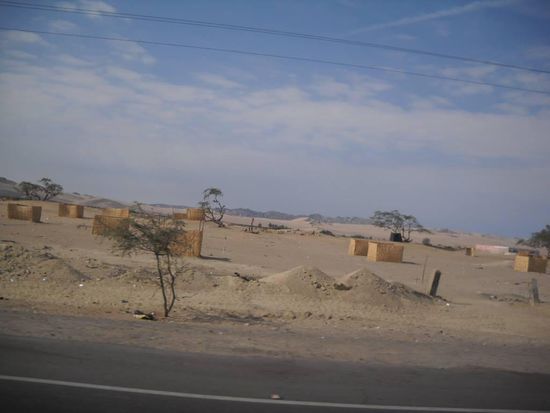 Die Behausungen der Edelsteinsucher.