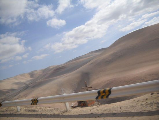 Wieder auf der Panamericana durch Peru.